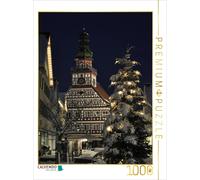 CALVENDO Puzzle Ambiance de Noël Devant l'hôtel de Ville 1000 Pieces 48 x 64 cm from Klaus-Peter Huschka