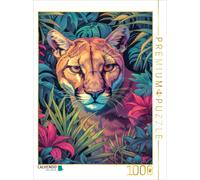 Puzzle · Animaux de la Jungle | Puma · 1000 pièces · Format assemblé 64 × 48 cm · CALVENDO Puzzle