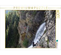 Puzzle CALVENDO AT-Ötztal, via ferrata de la cascade Lehner | 1000 pièces, forma