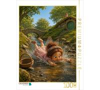 Puzzle CALVENDO Atterrissage sur le ventre dans le ruisseau | 1000 pièces, forma