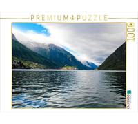 Puzzle CALVENDO Au bord du fjord en Norvège | 1000 pièces, format assemblé 64 ×