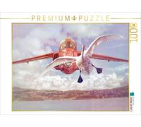 Puzzle CALVENDO Avion et cygne | 1000 pièces, format assemblé 64 × 48 cm | Puzzl
