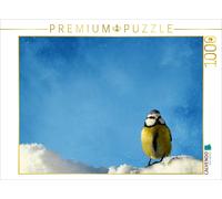 Puzzle CALVENDO bébé mésange | 1000 pièces, format assemblé 64 × 48 cm | Puzzle