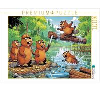 Puzzle CALVENDO Biberstark - parce que nous rongeons tout simplement mieux | 1
