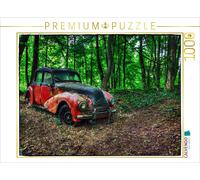Puzzle CALVENDO BMW - abandonnée dans la forêt | 1000 pièces, format assemblé 64