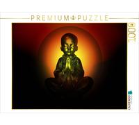 Puzzle CALVENDO Bouddha en prière | 1000 pièces, format assemblé 64 × 48 cm | Pu