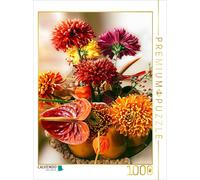 CALVENDO Puzzle Bouquet Chrysanthemen 1000 Teile Puzzle Hoch 1000 Pieces 48 x 64 cm from Nina Schwarze