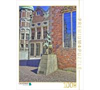 CALVENDO Puzzle Brême - Le Monument Le Plus célèbre de la Ville, Les Musiciens de la Ville de 1953 1000 pièces de Taille de la Pose 48 x 64 cm Photo Puzzle Image de Paul Michalzik