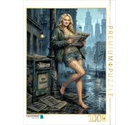 Puzzle CALVENDO Bridget pensive: des gros titres sans espoir sous la pluie. | 10