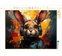 Puzzle CALVENDO Bruits de lièvre | 1000 pièces, format assemblé 64 × 48 cm | Puz