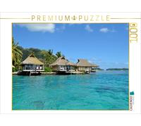 Puzzle CALVENDO Bungalows de vacances polynésiens | 1000 pièces, format assemblé