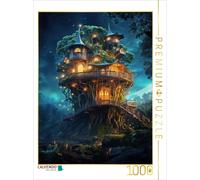 Puzzle CALVENDO Cabane dans les arbres | 1000 pièces, format assemblé 64 × 48 cm