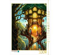 Puzzle CALVENDO Cabane dans les arbres | 1000 pièces, format assemblé 64 × 48 cm