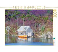 Puzzle CALVENDO Cabane norvégienne | 1000 pièces, format assemblé 64 × 48 cm | P