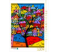 Puzzle CALVENDO Cabanes dans les arbres | 1000 pièces, format assemblé 64 × 48 c