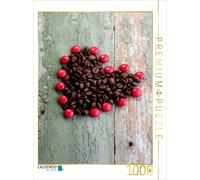 CALVENDO Puzzle Coeur de café 1000 Pieces 48 x 64 cm from Tanja Riedel