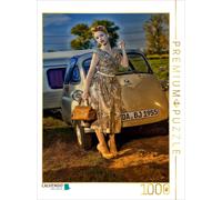 Puzzle CALVENDO Camping Isetta | 1000 pièces, format assemblé 64 × 48 cm | Puzzl