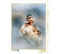 Puzzle CALVENDO Canard, un moment de calme au bord de l'eau | 1000 pièces, forma