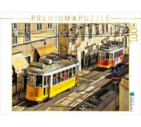 Puzzle CALVENDO Ce tramway jaune emblématique est l'un des symboles de Lisbonne
