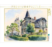 Puzzle CALVENDO Charmante villa à colombages | 1000 pièces, format assemblé 64 ×