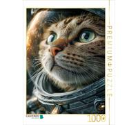 Puzzle CALVENDO Chat en combinaison spatiale dans l'espace comme astronaute | 10