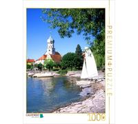 Puzzle CALVENDO Château fort entouré d'eau au bord du lac de Constance | 1000 pi