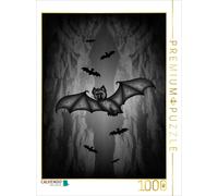 Puzzle CALVENDO chauve-souris | 1000 pièces, format assemblé 64 × 48 cm | Puzzle