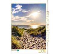 Puzzle CALVENDO Chemin de sable menant à la mer sur la plage ouest | 1000 pièces