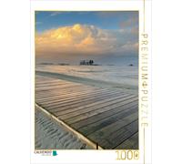 Puzzle CALVENDO Chemin en bois vers la plage d'Ording | 1000 pièces, format asse