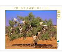 CALVENDO Puzzle Chèvres sur Argan Tree, à Rabat/Maroc | 1000 Pièces de Lege Taille 64x48cm Photo Puzzle pour Heures de Bonheur