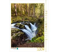 Puzzle CALVENDO Chutes de Sol Duc - Parc national des Olympic | 1000 pièces, for