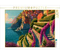 Puzzle CALVENDO Cinq villages, un rêve | 1000 pièces, format assemblé 64 × 48 cm