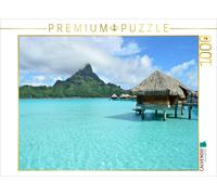 Puzzle CALVENDO Complexe hôtelier à Bora Bora | 1000 pièces, format assemblé 64