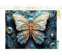 Puzzle CALVENDO Conception mécanique d'un papillon - Steampunk | 1000 pièces, fo