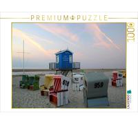 Puzzle CALVENDO Crépuscule à la piscine principale de Langeoog | 1000 pièces, fo