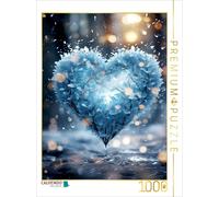 Puzzle CALVENDO Cœur de glace | 1000 pièces, format assemblé 64 × 48 cm | Puzzle