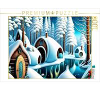 Puzzle CALVENDO Dans la forêt hivernale | 1000 pièces, format assemblé 64 × 48 c