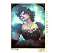 Puzzle · Danseuse de Burlesque | Danseuse burlesque dotée d'un sens du drame · 1000 pièces · Format assemblé 64 × 48 cm · CALVENDO Puzzle