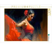 Puzzle CALVENDO Danseuse de flamenco dynamique | 1000 pièces, format assemblé 64