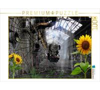 Puzzle CALVENDO dépôt de locomotives | 1000 pièces, format assemblé 64 × 48 cm |