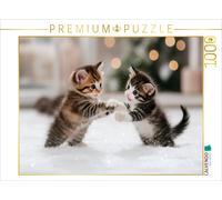 Puzzle CALVENDO Des chatons dans la magie de l'hiver | 1000 pièces, format assem