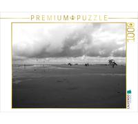 Puzzle CALVENDO Des habitations sur pilotis sur la plage | 1000 pièces, format a