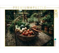Puzzle CALVENDO Des légumes frais du jardin sont prêts dans le panier | 1000 piè