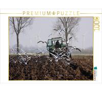 CALVENDO Puzzle Mouettes au Tracteur 1000 Pieces 64 x 48 cm from ropo13