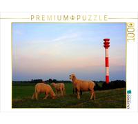 CALVENDO Puzzle Moutons au Phare 1000 Pieces 64 x 48 cm from Steffani Lehmann