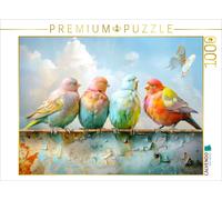 Puzzle CALVENDO Des oiseaux fantastiques aux couleurs vives | 1000 pièces, forma