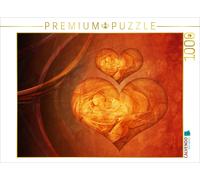 Puzzle CALVENDO Deux cœurs CB | 1000 pièces, format assemblé 64 × 48 cm | Puzzle