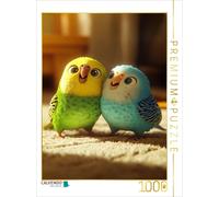 CALVENDO Puzzle Two that like each other - budgies | 1000 pieces, finished size