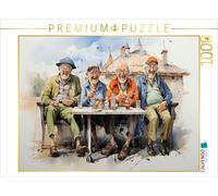 Puzzle CALVENDO Drôles de retraités - Conversations entre hommes | 1000 pièces,