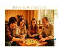 Puzzle CALVENDO Du temps en famille autour de la table de jeu | 1000 pièces, for